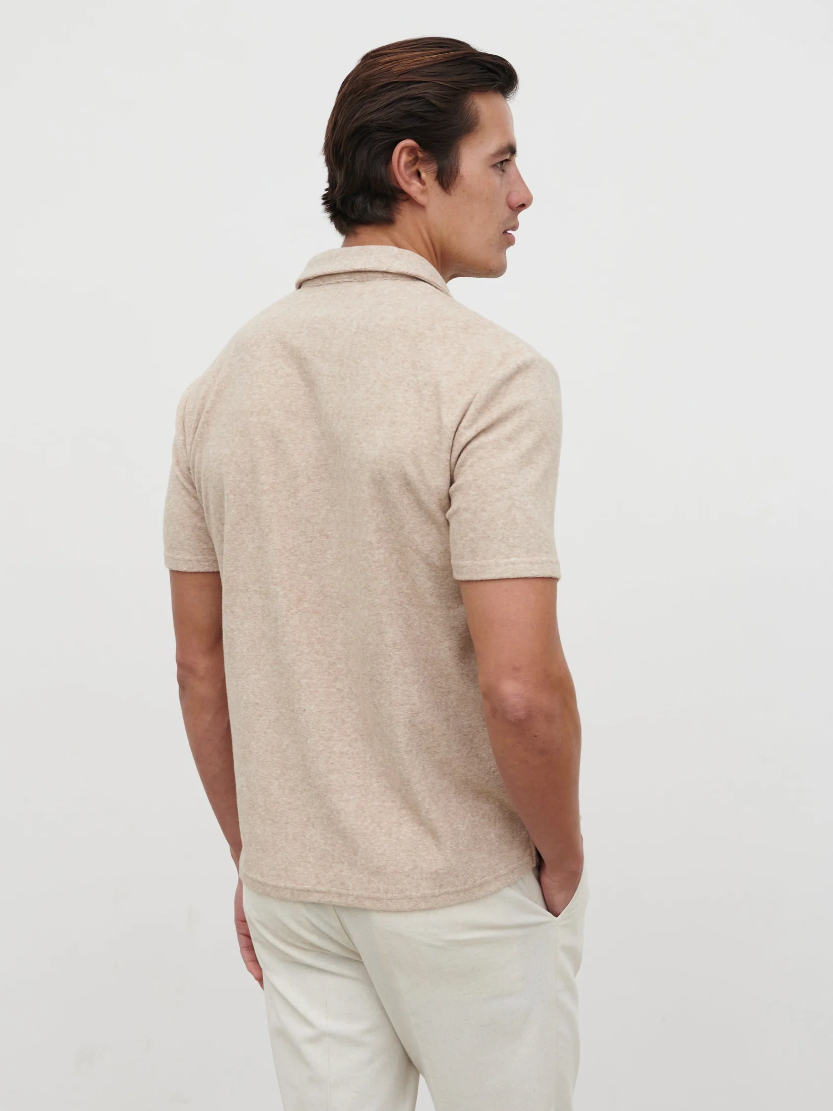 Albie Toweling Top - Oatmeal - Image 7