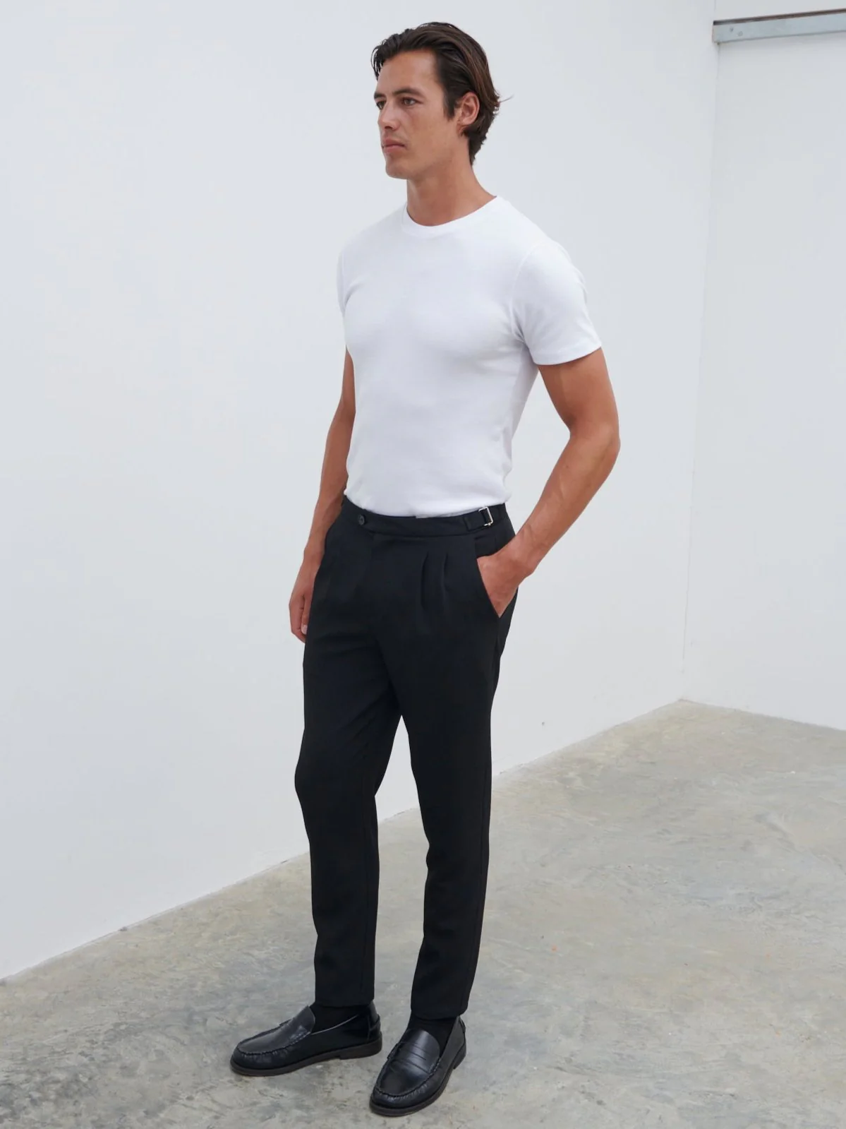 Axton Tailored Trousers - Black - Image 4