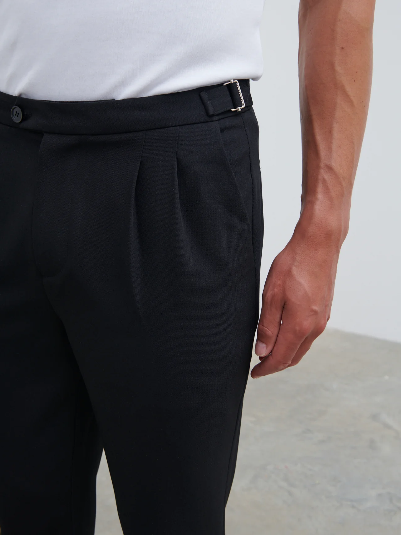 Axton Tailored Trousers - Black - Image 6