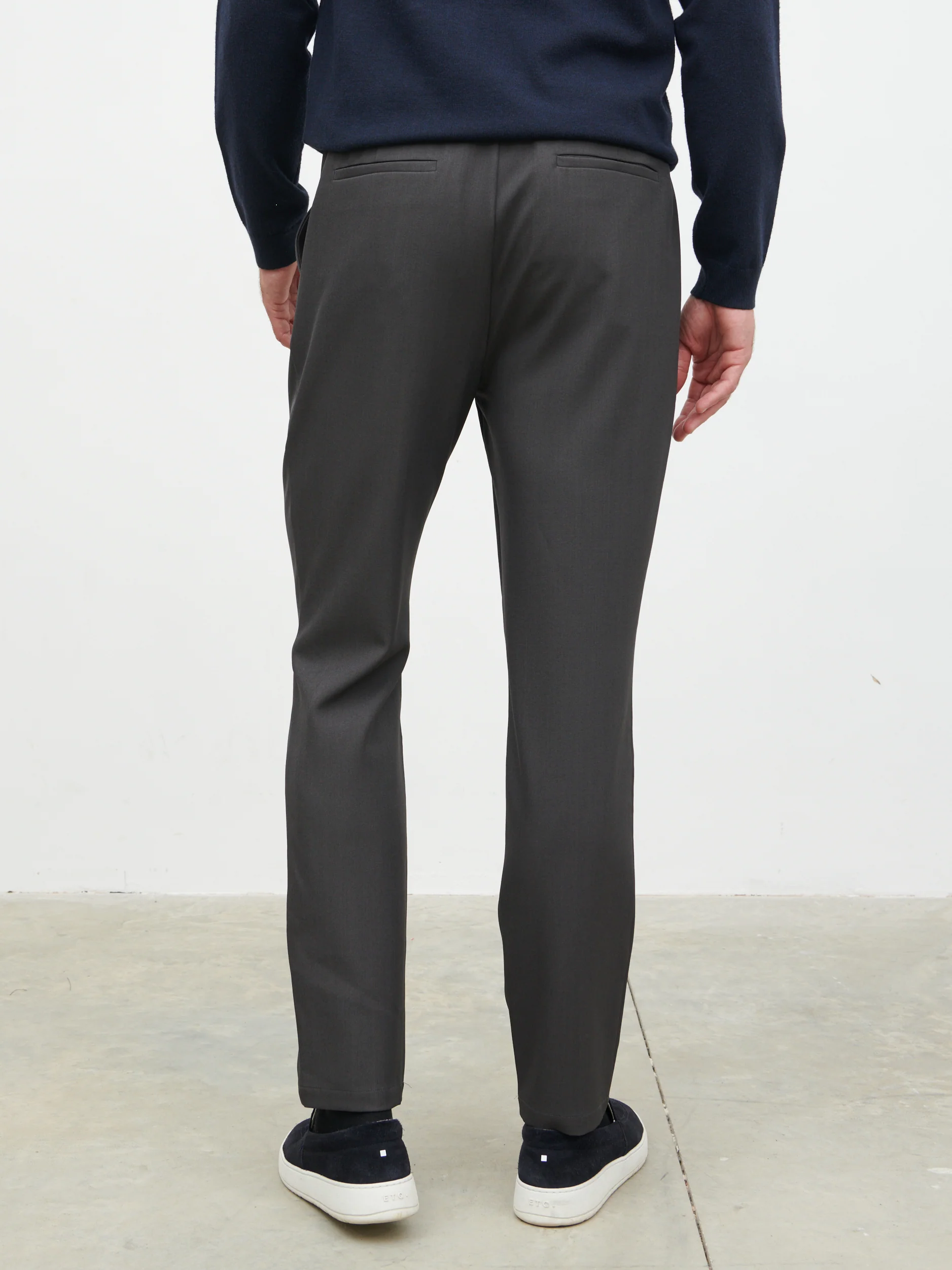 Axton Tailored Trousers - Charcoal - Image 6