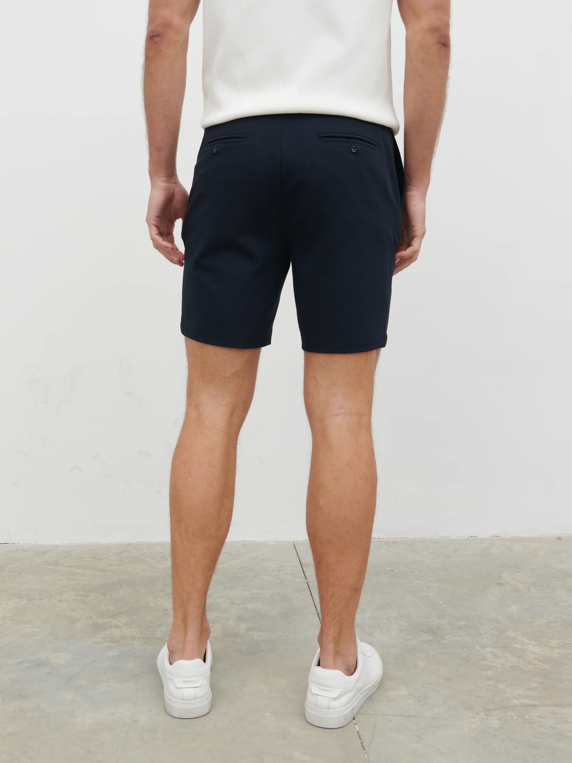 Freddie Smart Shorts - Navy - Image 5