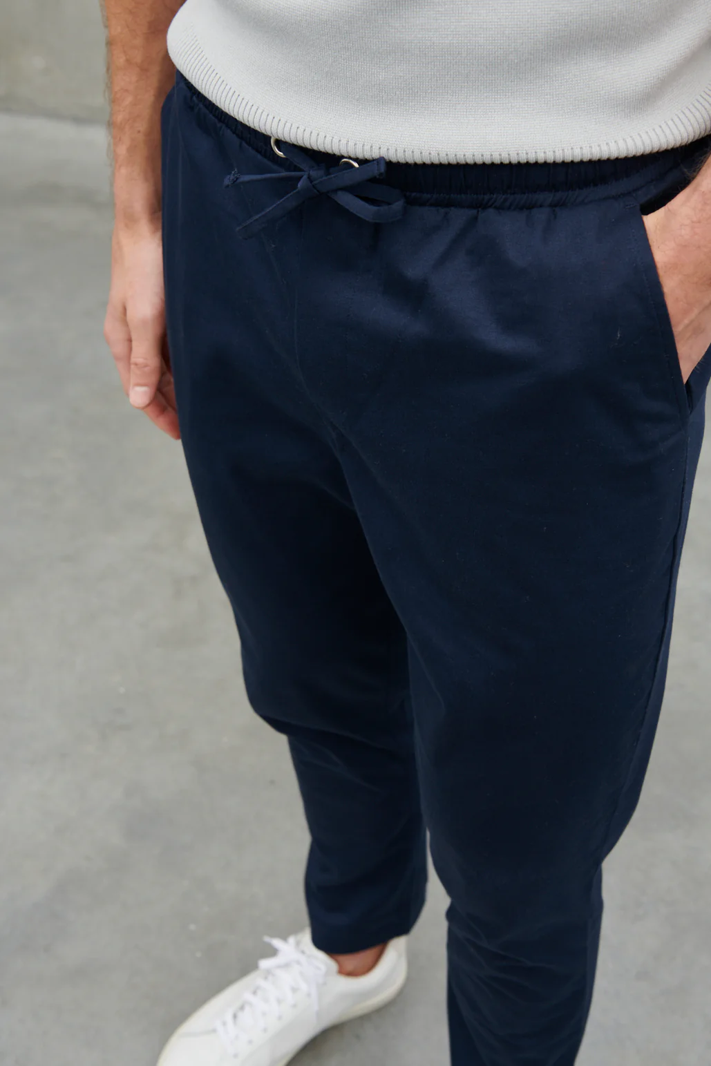 Oscar Tailored Trouser - Navy - Image 3