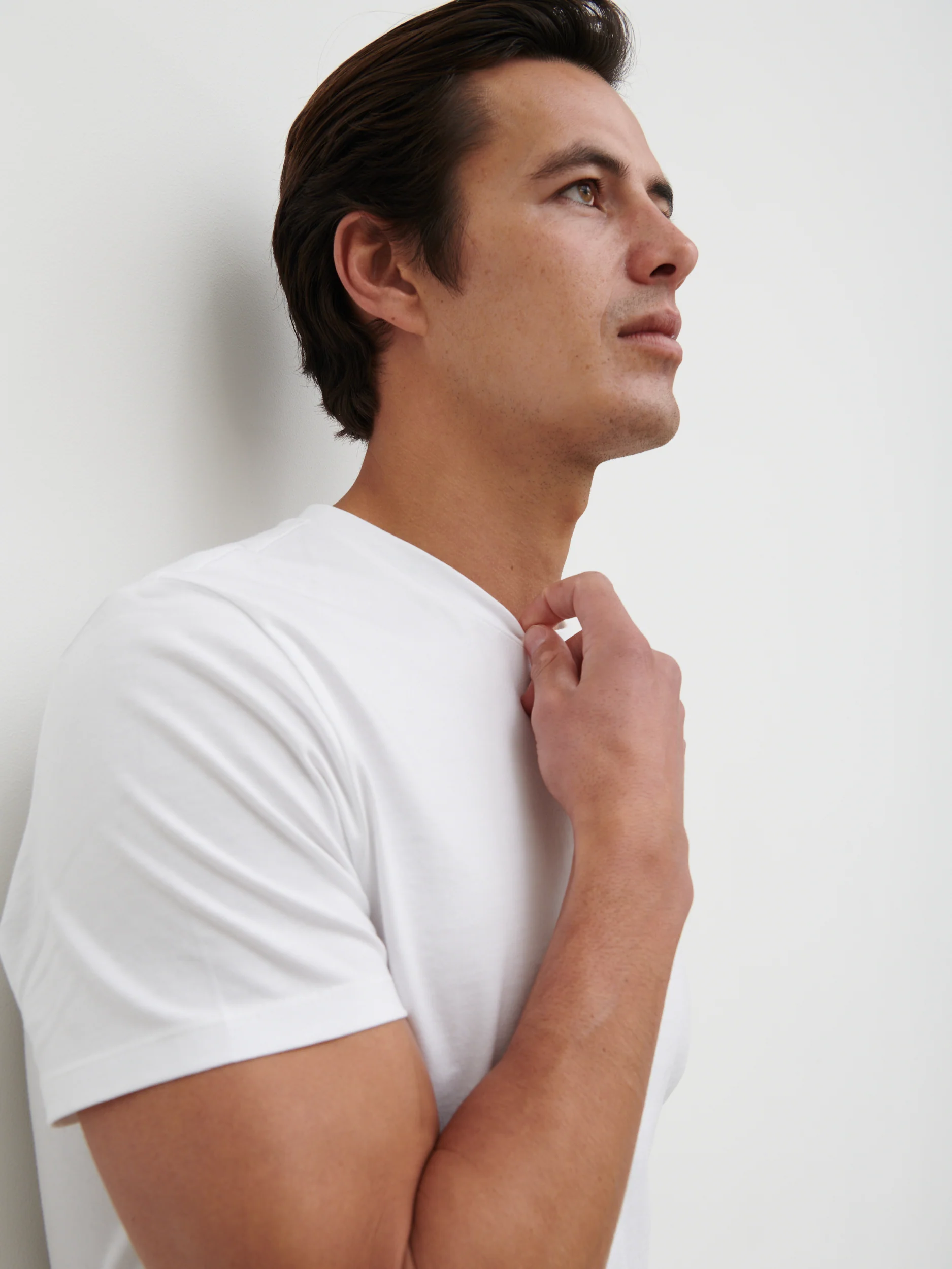 Rome Slim Fit T-Shirts 3 Pack - White - Image 4