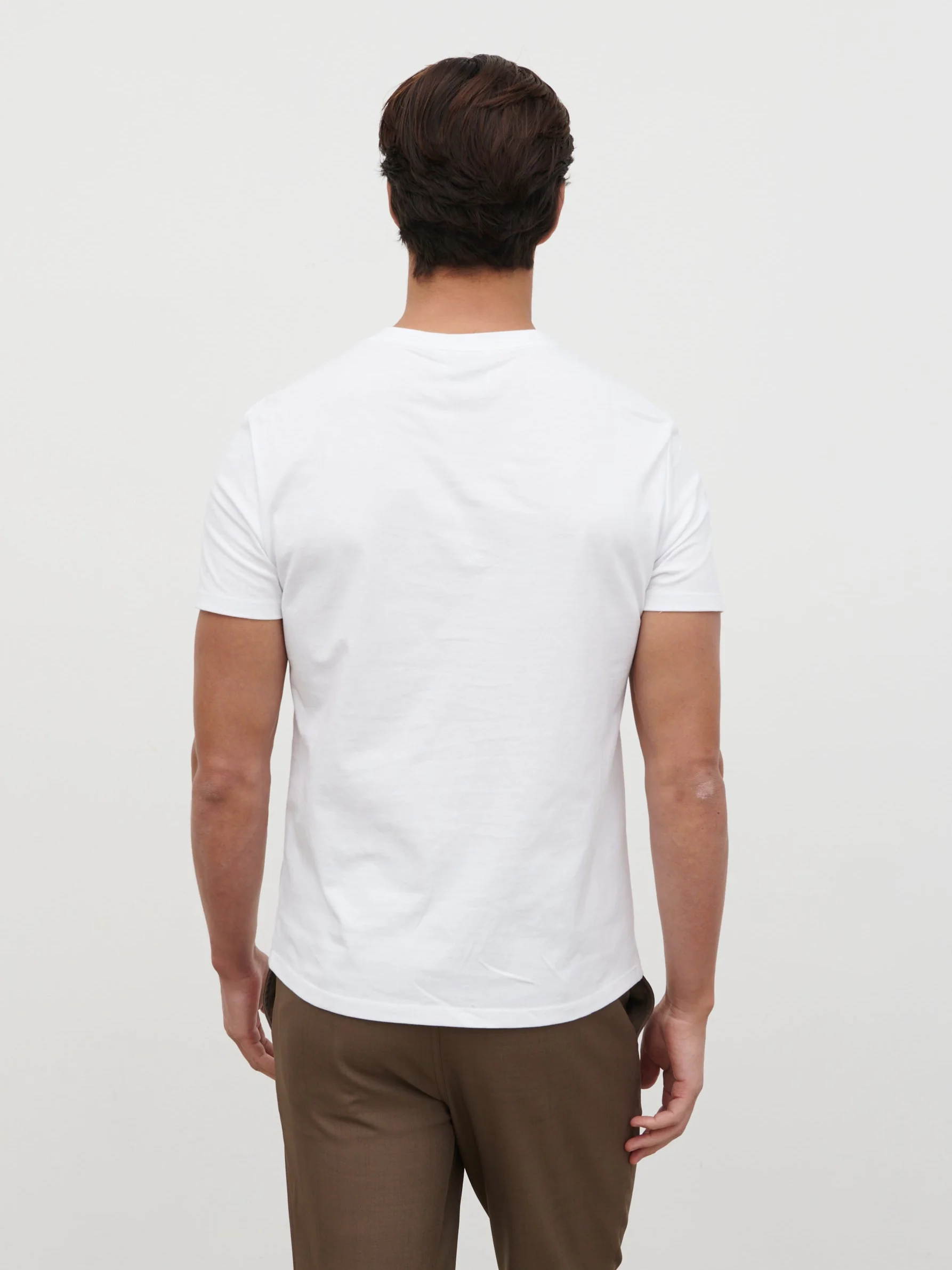 Rome Slim Fit T-Shirts 3 Pack - White - Image 6
