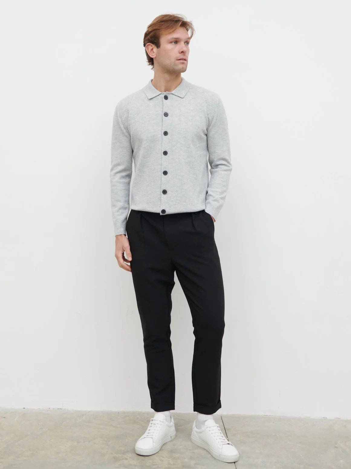 Ronnie Lightweight Knit Shirt - Grey - Image 4