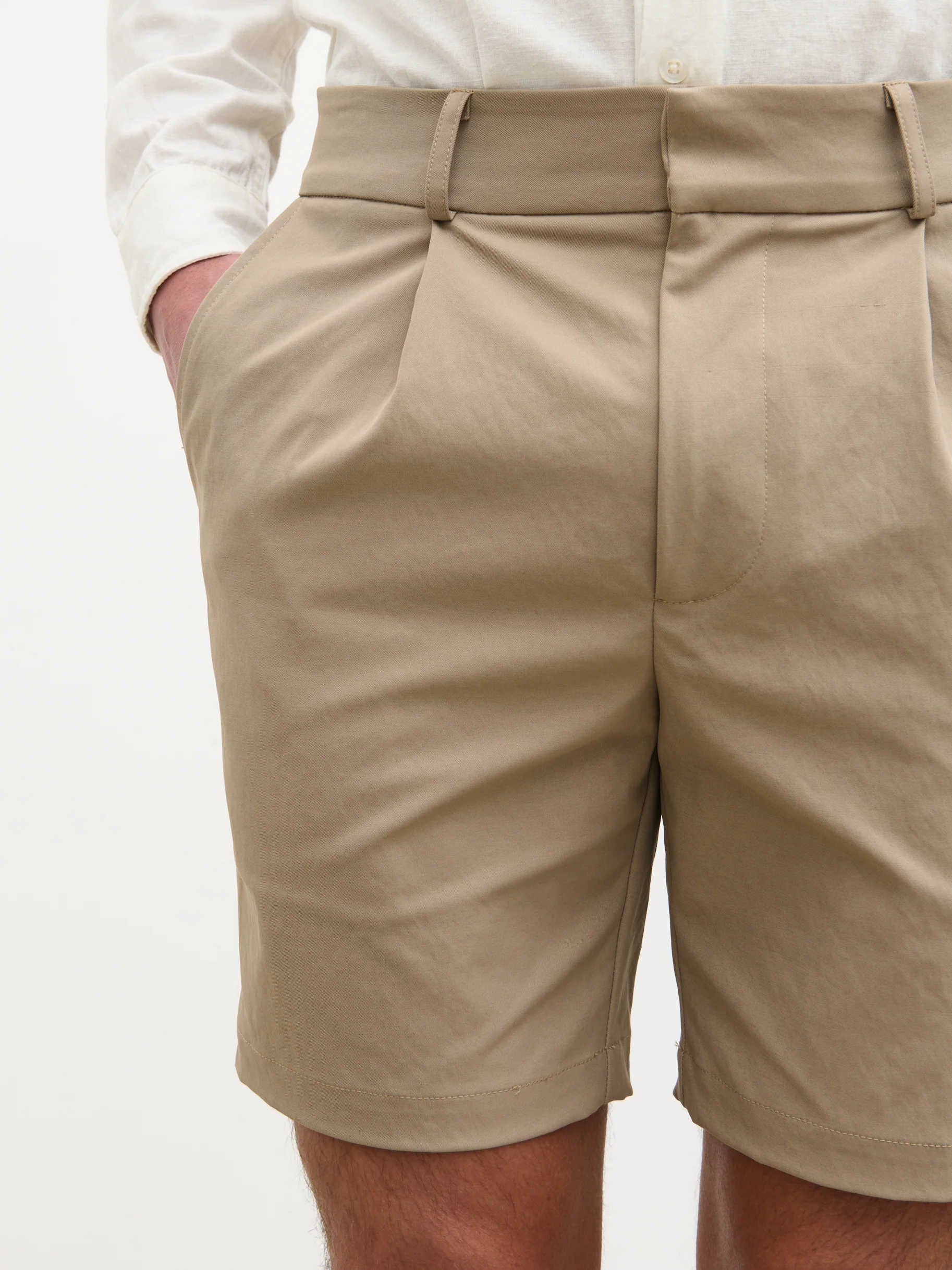Sol Chino Shorts - Light Olive - Image 3