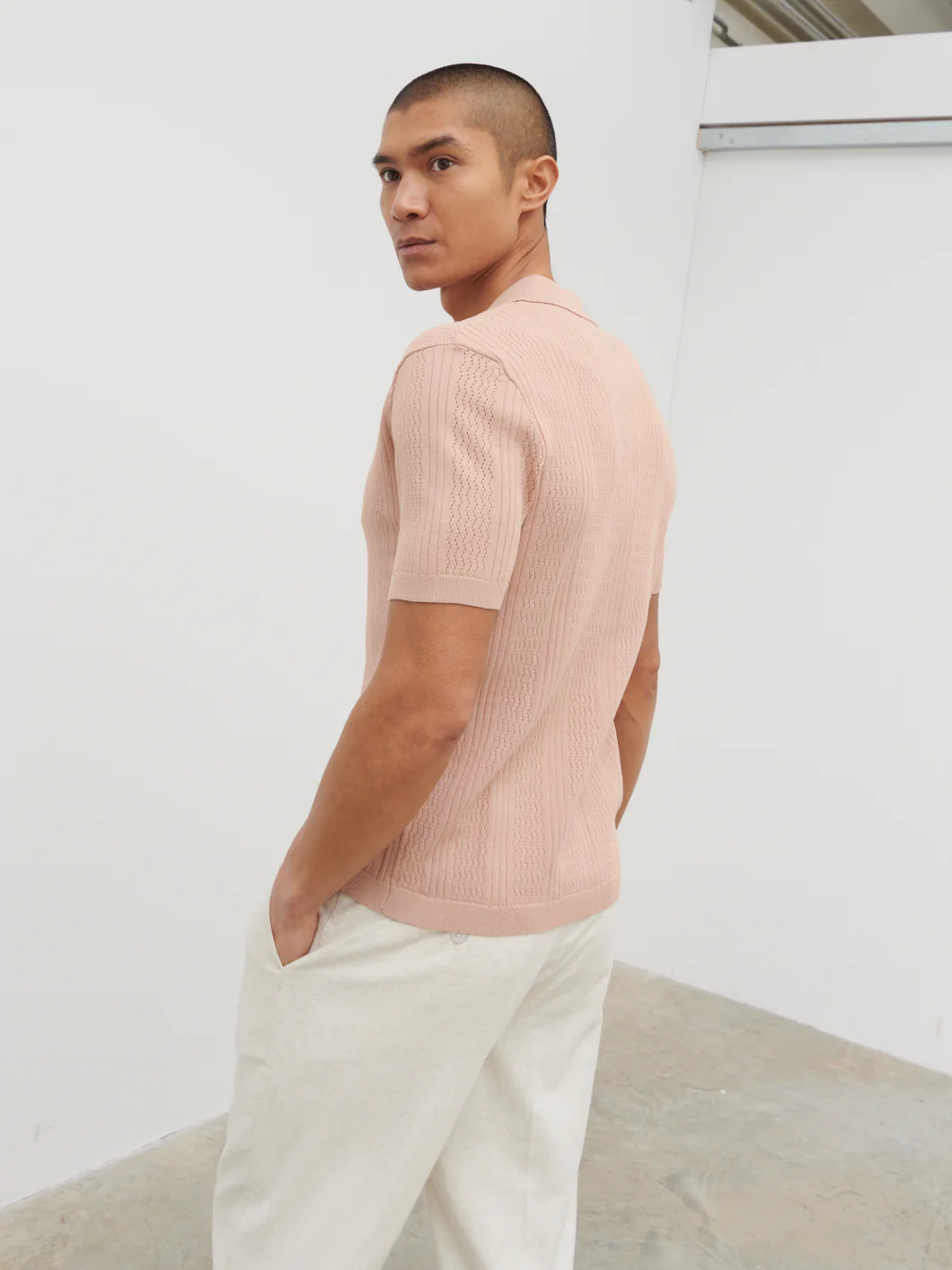 Theo Knit Shirt - Clay - Image 3