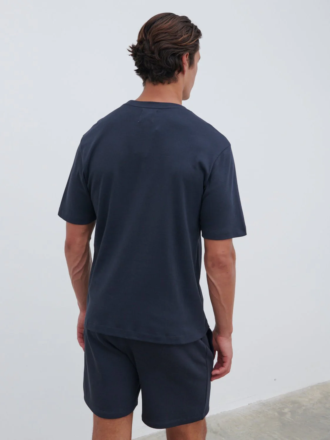 Tobias Relaxed Cotton T-shirt - Blue Graphite - Image 4